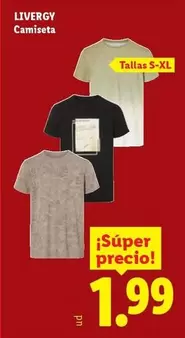 Livergy - Camiseta
