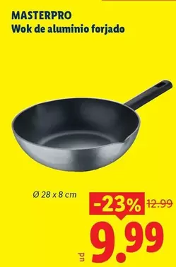 Masterpro - Wok De Aluminio Forjado