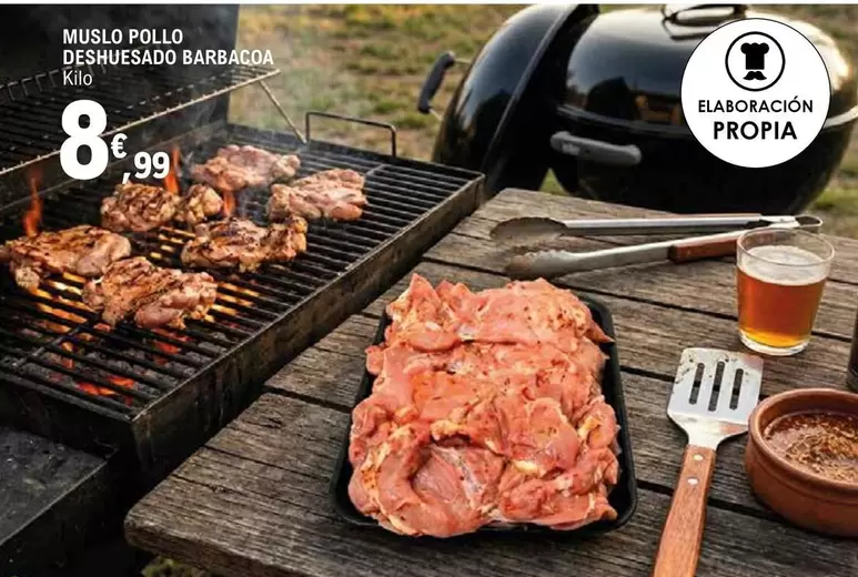 Muslo Pollo Desnavesado Barbacoa