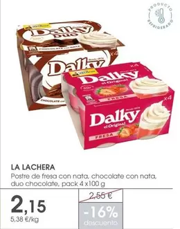 La Lechera - Postre De Fresa Con Nata