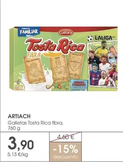 Artiach - Galletas Tosta Rica Fibra