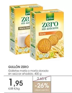 Gullón - Galletas Maria O Maria Dorada Sin Azucar Anadido