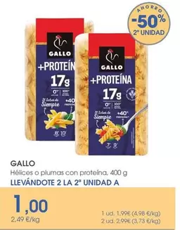 Gallo - Helices O Plumas Con Proteina