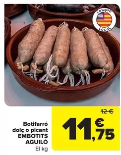 Botifarró Dolc O Picant