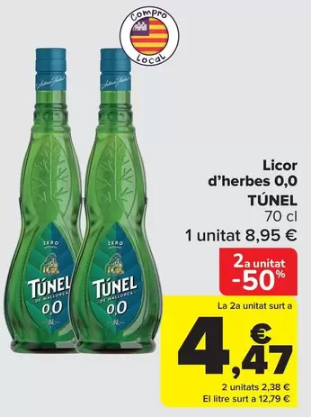 Licor D'herbes 0,0