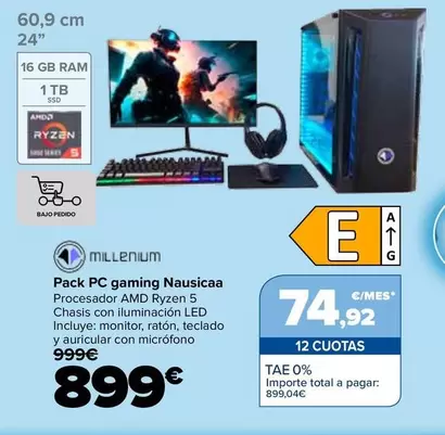 Milenium - Pack PC Gaming Nausicaa