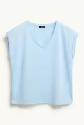 Camiseta con escote en pico - relaxed fit