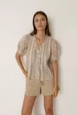 MICRO-RUFFLE SHIRT