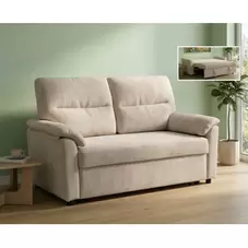 Sofá cama 2 plazas Fleming beige 140 cm