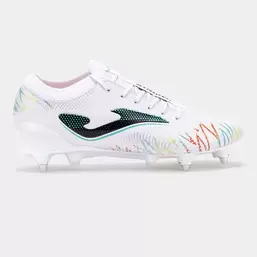 Botas fútbol Striker 25 terreno blando SG blanco