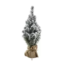 Árbol decorativo de Navidad nevado 60cm