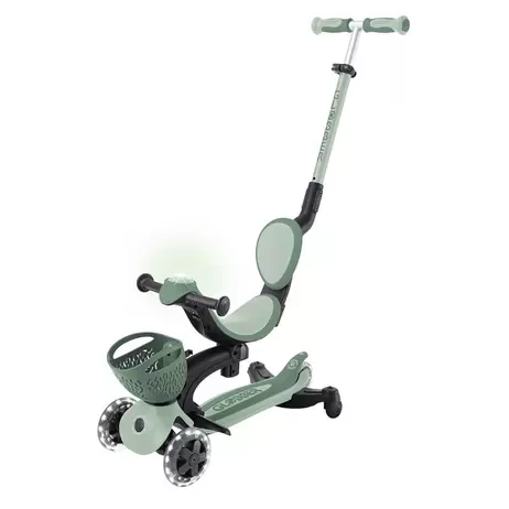 Go Up Baby Lights 360 – Patinete Evolutivo con Luces (Sage/Oliva)