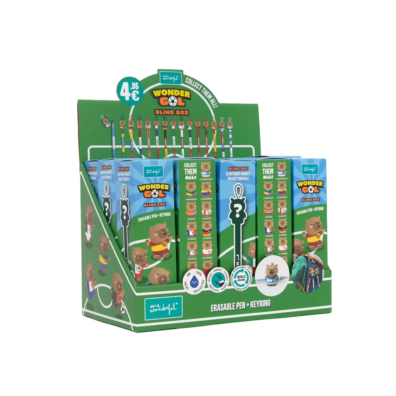 Set Caja 15 unidades Blind Box Wonder Gol