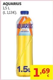 Beb.Dep. Naranja Zero Aquarius Pet 1,5 L