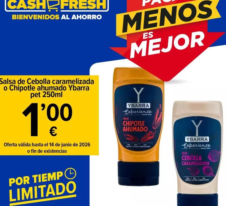 Ybarra - Salsa De Cebolla Caramelizada O Chipotle Ahumado