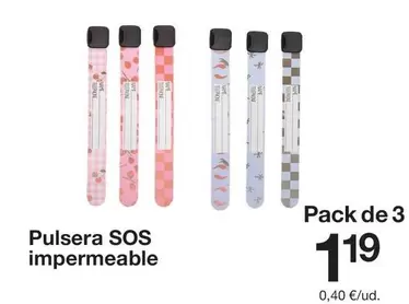 Sos - Pulsera Impermeable