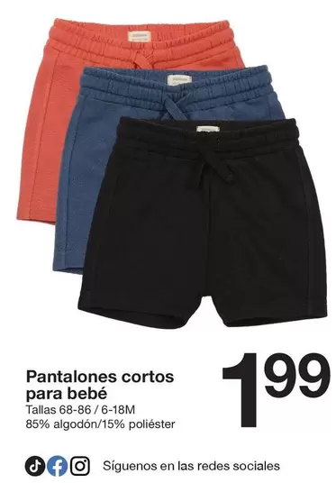 Bebé - Pantalones Cortos Para Bebe