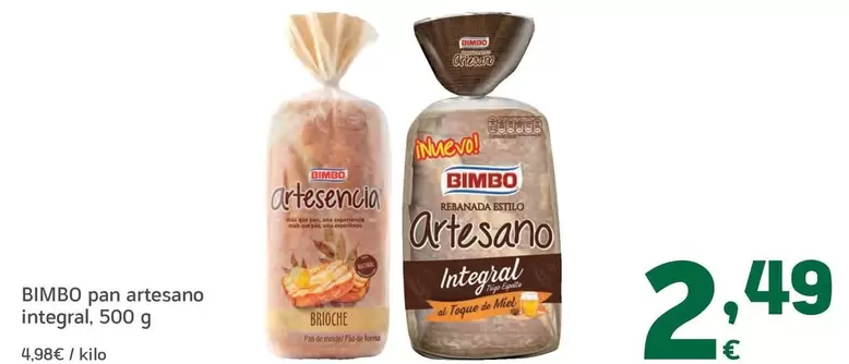 Bimbo - Pan Artesano Integral