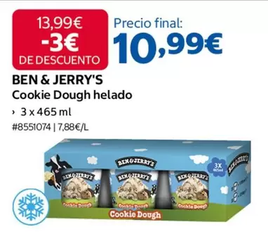 Ben & Jerry's - Cookie Dough Helado