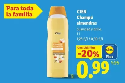 Cien - Champu Almendras