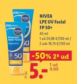 Nivea - Lpe UV Facial FP 50+