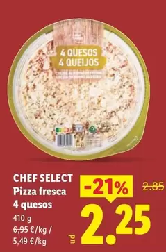 Chef Select - Pizza Fresca 4 Quesos