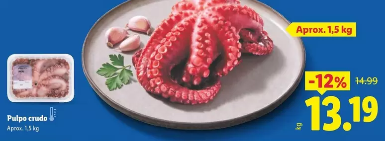 Pulpo Crudo