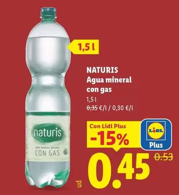 Naturis - Agua Mineral Con Gas