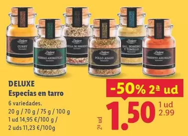 Deluxe - Especias En Tarro