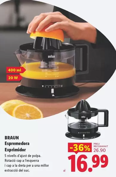 Braun - Exprimidor