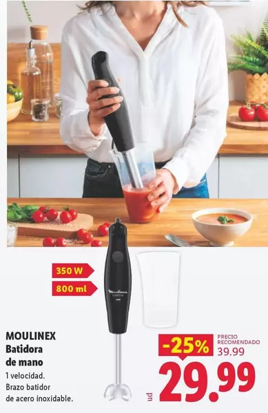 Moulinex - Batidora De Mano