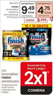 Finish - Lavavajillas Maquina Ultimate Plus