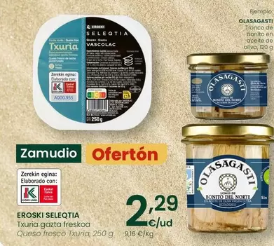 Eroski - Queso Fresco Txuria