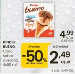 Kinder - Bueno Cono Sabor Avellana