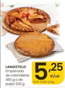Lamastelle - Empanada De Volandeiras O De Pulpo