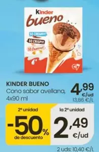 Kinder - Bueno Cono Sabor Avellana