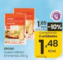 Eroski - Queso Rallado Emmental