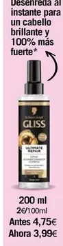 Gliss - Intente Para Un Cabello Brillante Y 100% Mas Fuerte