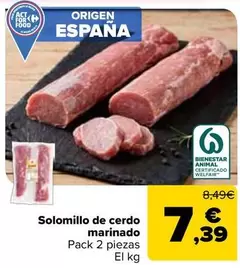 origen - Solomillo De Cerdo Marinado