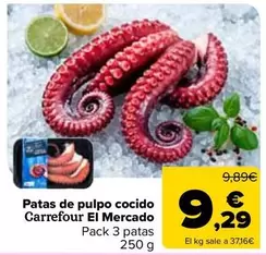 carrefour - Patas De Pulpo Cocido El Mercado