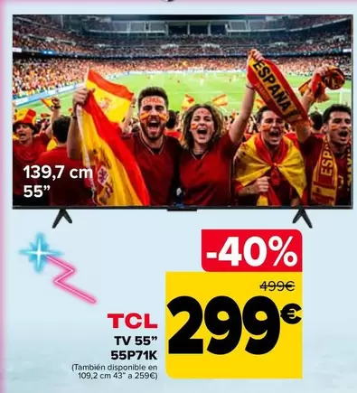 TCL - Tv 55" 55P71K