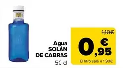 Solán de Cabras - Agua