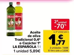 La Española - Aceite De Oliva Tradicional 0,4 O Caracter 1