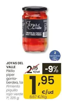 Joyas Del Valle - Pimiento Piquillo Rojo-Verde 1º