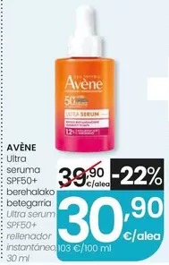 Avène - Ultra Serum Spf50+ Rellenador Instantaneo