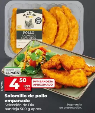 Seleccion De Dia - Solomillo De Pollo Empanado