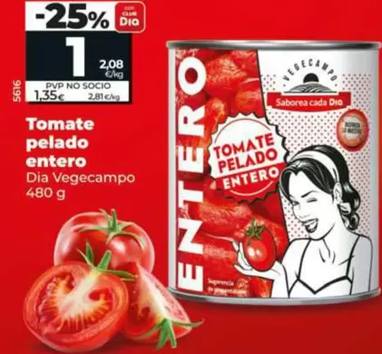 Tomate Pelado Entero
