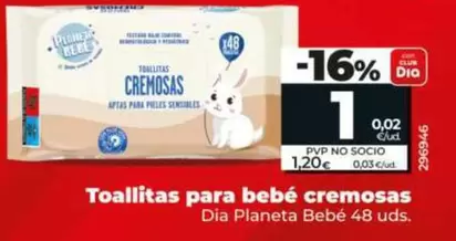 Toallitas Para Bebe Cremosas