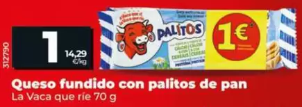 La Vaca Que Ríe - Queso Fundido Con Palitos De Pan