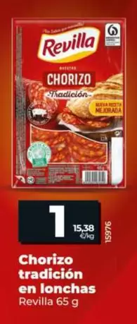 Revilla - Chorizo Tradicion En Lonchas 
